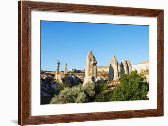 Landscape at Goreme, Goreme, Cappadocia, Anatolia, Turkey-Christian Kober-Framed Photographic Print