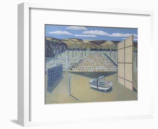 Landscape at Iden-Paul Nash-Framed Giclee Print