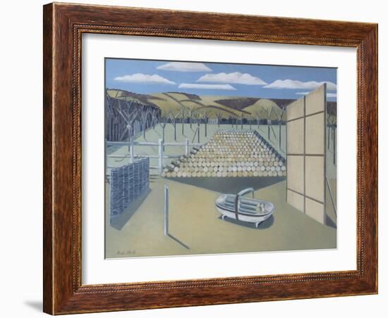 Landscape at Iden-Paul Nash-Framed Giclee Print