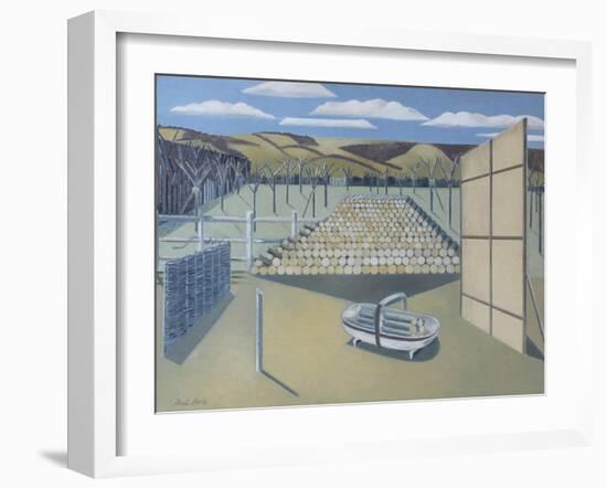 Landscape at Iden-Paul Nash-Framed Giclee Print