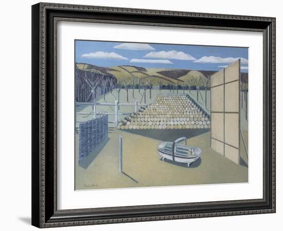 Landscape at Iden-Paul Nash-Framed Giclee Print