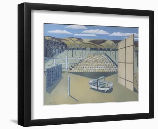 Landscape at Iden-Paul Nash-Framed Giclee Print