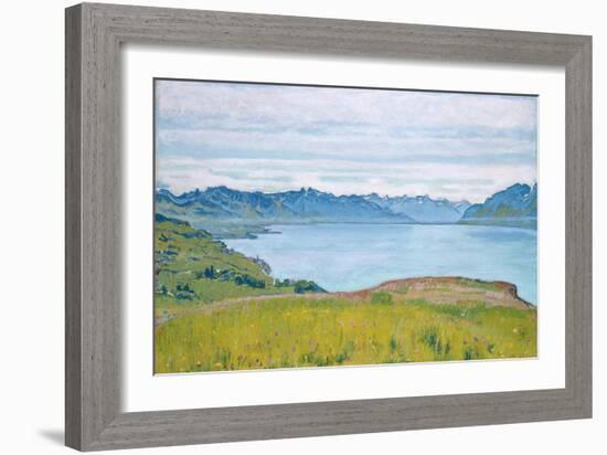 Landscape at Lake Geneva, 1907-Ferdinand Hodler-Framed Giclee Print