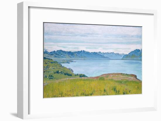 Landscape at Lake Geneva, 1907-Ferdinand Hodler-Framed Giclee Print