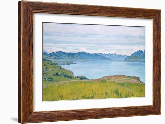 Landscape at Lake Geneva, 1907-Ferdinand Hodler-Framed Giclee Print