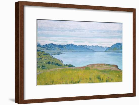 Landscape at Lake Geneva, 1907-Ferdinand Hodler-Framed Giclee Print