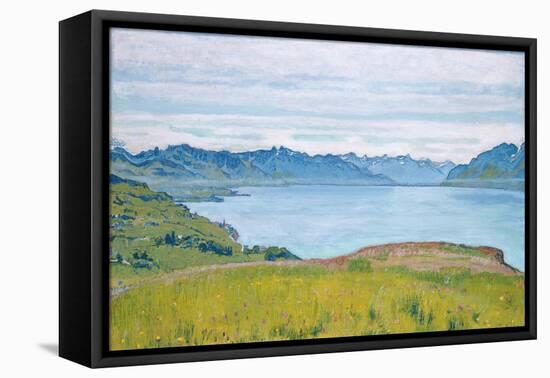Landscape at Lake Geneva, 1907-Ferdinand Hodler-Framed Premier Image Canvas