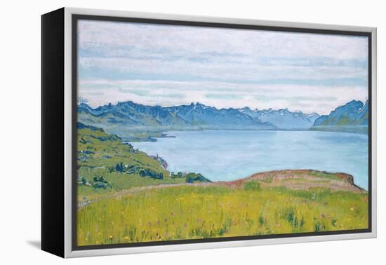 Landscape at Lake Geneva, 1907-Ferdinand Hodler-Framed Premier Image Canvas