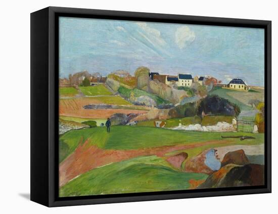 Landscape at Le Pouldu, 1890-Paul Gauguin-Framed Premier Image Canvas