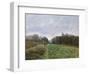 Landscape at Louveciennes, 1873-Alfred Sisley-Framed Giclee Print