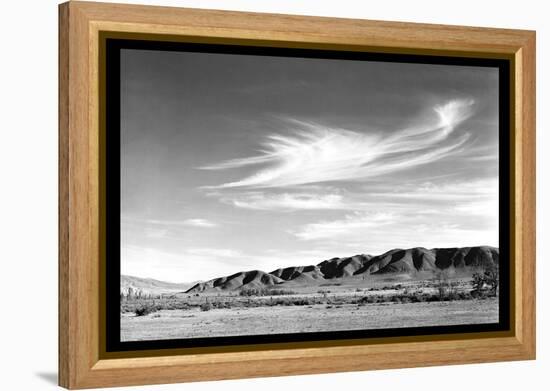 Landscape at Manzanar-Ansel Adams-Framed Stretched Canvas