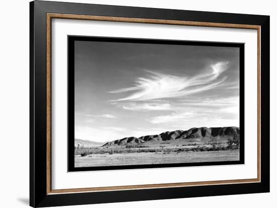 Landscape at Manzanar-Ansel Adams-Framed Art Print