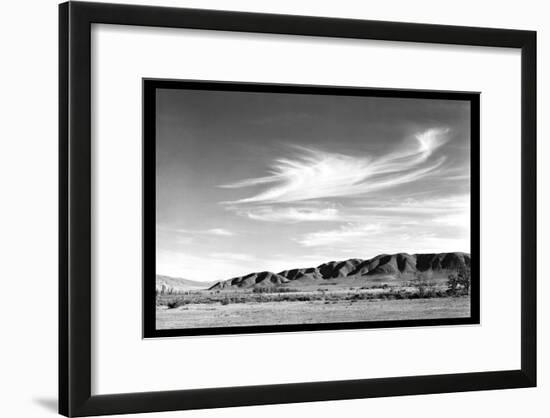 Landscape at Manzanar-Ansel Adams-Framed Art Print