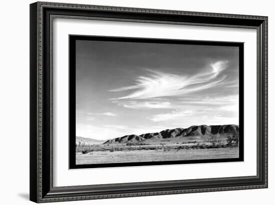 Landscape at Manzanar-Ansel Adams-Framed Art Print