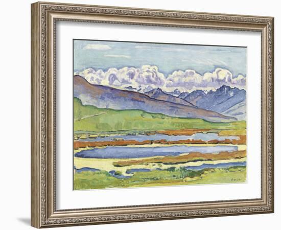 Landscape at Montana-Ferdinand Hodler-Framed Giclee Print