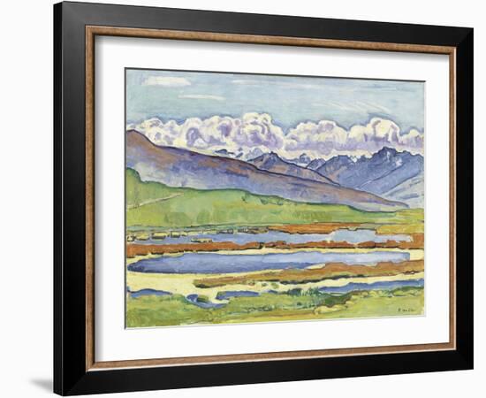 Landscape at Montana-Ferdinand Hodler-Framed Giclee Print