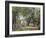 Landscape at Osny Near the Drinking Trough (Paysage a Osny Pres De L'Abreuvoir), 1883-Camille Pissarro-Framed Giclee Print