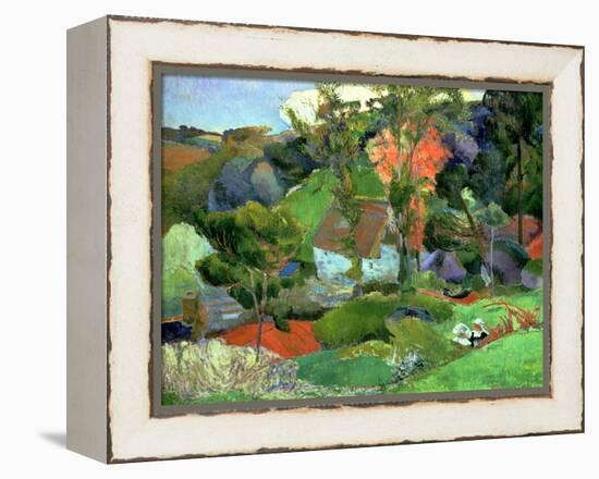 Landscape at Pont Aven, 1888-Paul Gauguin-Framed Premier Image Canvas