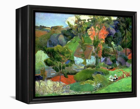 Landscape at Pont Aven, 1888-Paul Gauguin-Framed Premier Image Canvas