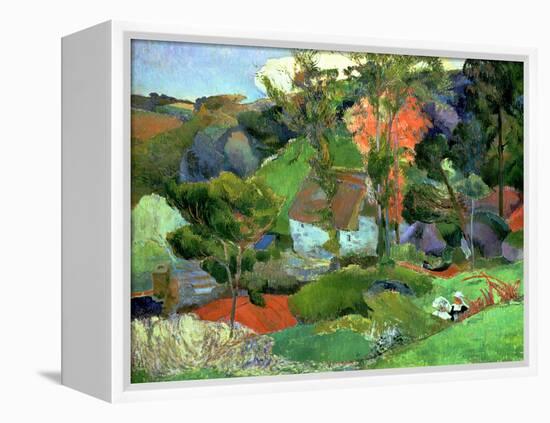 Landscape at Pont Aven, 1888-Paul Gauguin-Framed Premier Image Canvas