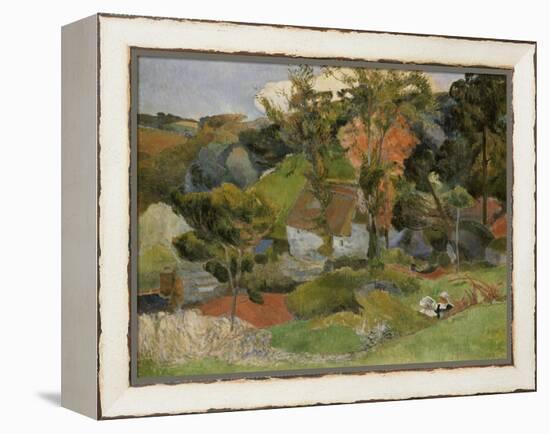 Landscape at Pont Aven, 1888-Paul Gauguin-Framed Premier Image Canvas