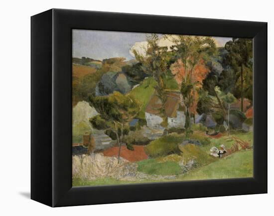 Landscape at Pont Aven, 1888-Paul Gauguin-Framed Premier Image Canvas