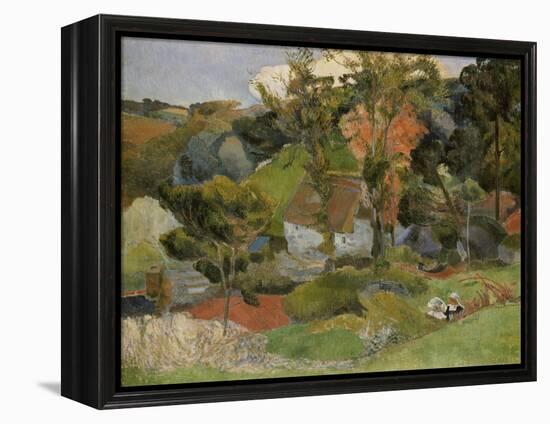 Landscape at Pont Aven, 1888-Paul Gauguin-Framed Premier Image Canvas