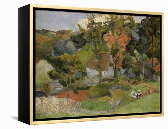 Landscape at Pont Aven, 1888-Paul Gauguin-Framed Premier Image Canvas