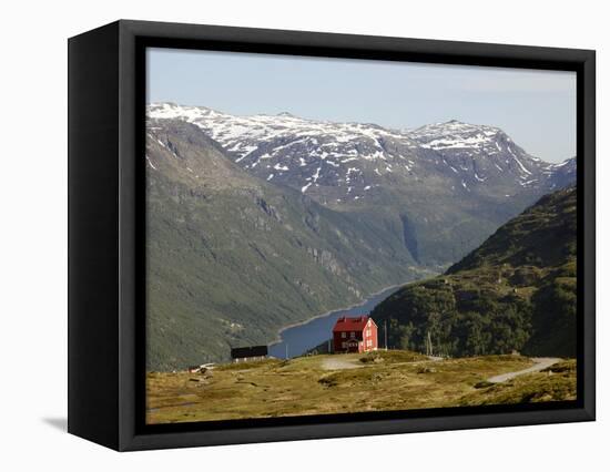 Landscape at Roldalsfjellet Near Roldal, Hardangervidda, Hordaland, Norway, Scandinavia, Europe-Hans Peter Merten-Framed Premier Image Canvas