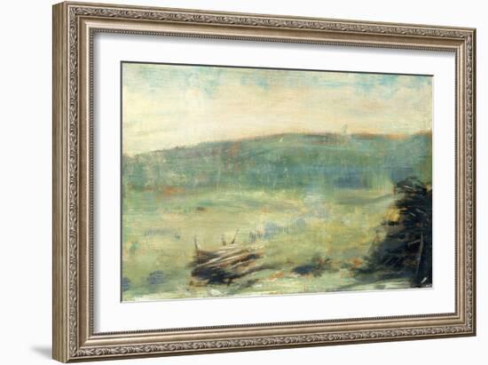 Landscape at Saint-Ouen, 1878-79-Georges Pierre Seurat-Framed Giclee Print