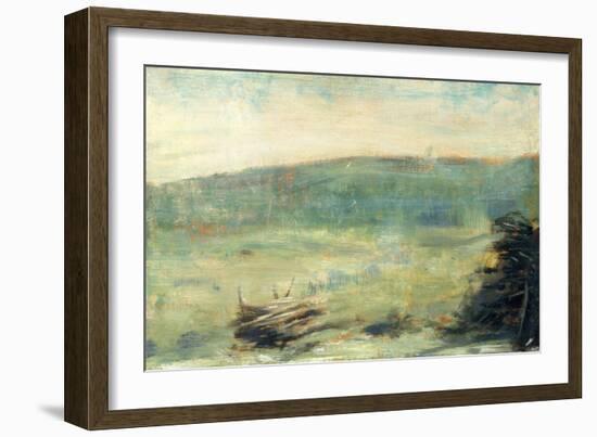 Landscape at Saint-Ouen, 1878-79-Georges Pierre Seurat-Framed Giclee Print