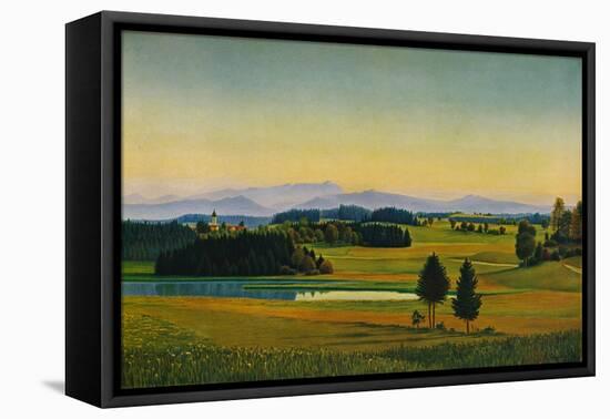 'Landscape at Staffelsee', c1931-Georg Schrimpf-Framed Premier Image Canvas