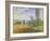 Landscape at Vetheuil-Claude Monet-Framed Art Print