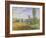 Landscape at Vetheuil-Claude Monet-Framed Art Print