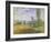 Landscape at Vetheuil-Claude Monet-Framed Art Print