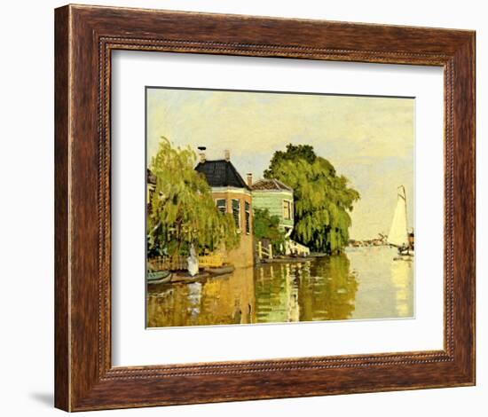 Landscape at Zaandam IV-Claude Monet-Framed Giclee Print