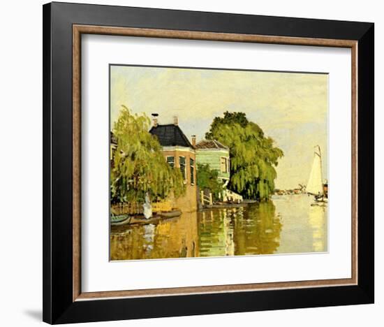 Landscape at Zaandam IV-Claude Monet-Framed Giclee Print