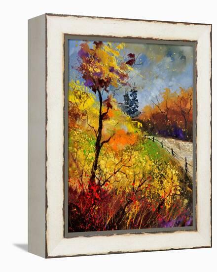 Landscape Autumn 454111-Pol Ledent-Framed Stretched Canvas