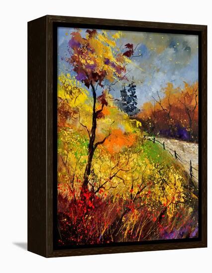 Landscape Autumn 454111-Pol Ledent-Framed Stretched Canvas