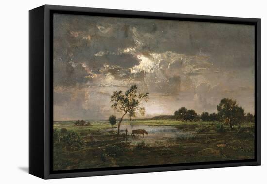 Landscape, C.1842-Theodore Rousseau-Framed Premier Image Canvas