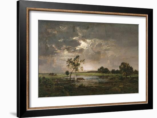 Landscape, C.1842-Theodore Rousseau-Framed Giclee Print