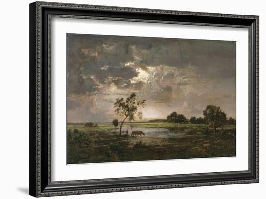 Landscape, C.1842-Theodore Rousseau-Framed Giclee Print