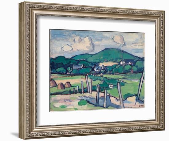 Landscape, C.1891-1935 (Oil on Panel)-Samuel John Peploe-Framed Giclee Print