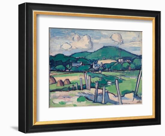 Landscape, C.1891-1935 (Oil on Panel)-Samuel John Peploe-Framed Giclee Print