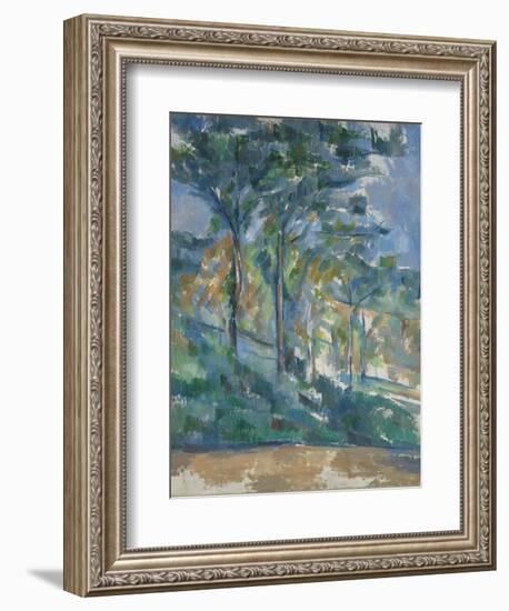 Landscape, C.1900-Paul Cézanne-Framed Giclee Print