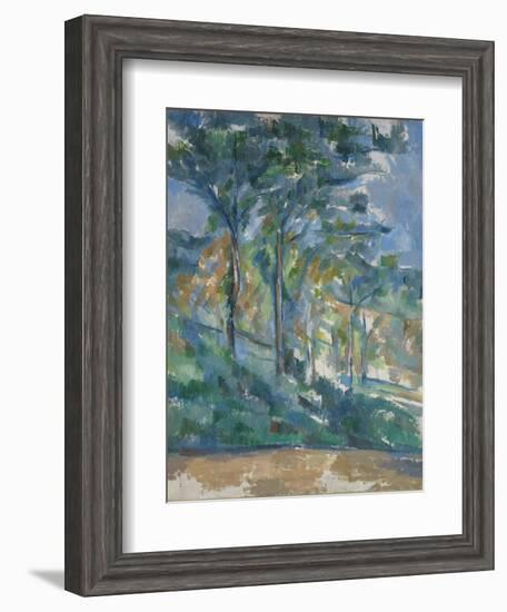 Landscape, C.1900-Paul Cézanne-Framed Giclee Print