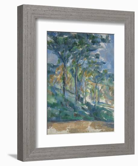 Landscape, C.1900-Paul Cézanne-Framed Giclee Print