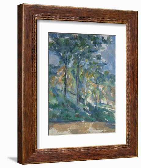 Landscape, C.1900-Paul Cézanne-Framed Giclee Print