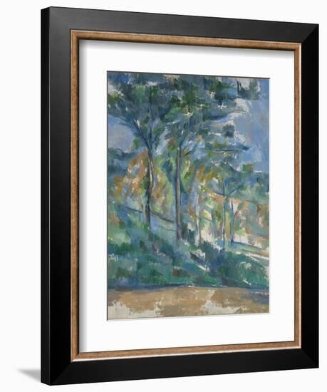 Landscape, C.1900-Paul Cézanne-Framed Giclee Print