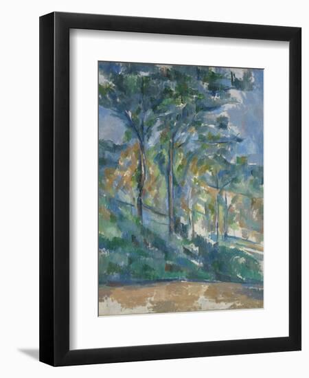 Landscape, C.1900-Paul Cézanne-Framed Giclee Print